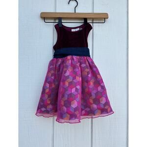 Matilda Jane Paint By Numbers Miss‎ Fancy Tulle Tutu Party Dress, Sz 18 mos